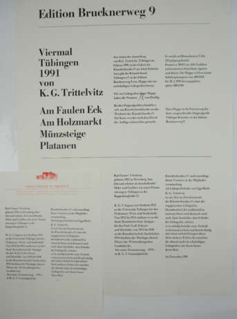 Karl Gustav Trittelvitz: Farblithografie - 4 Exemplare. - Foto 5