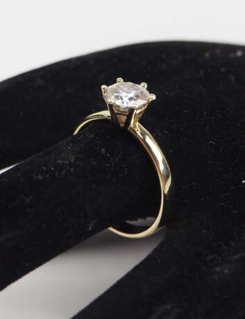 Ring mit Diamant GOLD. - Foto 1
