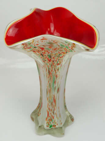 Murano: Vase mit farbenfrohem Dekor. - photo 2