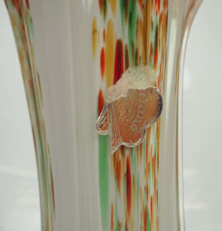 Murano: Vase mit farbenfrohem Dekor. - фото 6