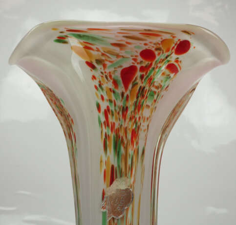 Murano: Vase mit farbenfrohem Dekor. - фото 7