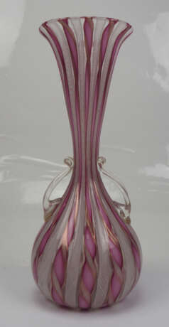 Murano: Große Zanfirico-Vase. - photo 1