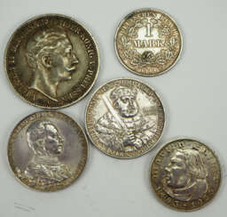 Preussen: 5 Münzen.