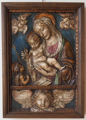 Wandbild mit Madonna und Kind. - Foto 1