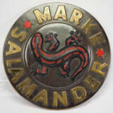 Messingschild Salamander Marke. - фото 1