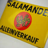 Emailleschild Salamander Alleinverkauf. - photo 2