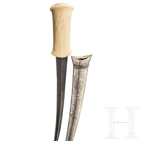 Dolch mit Griff aus Walrosselfenbein, osmanisch, um 1800 - фото 3