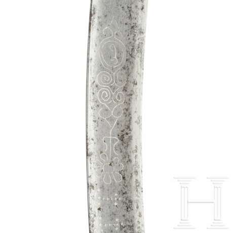 Silbermontierter Yatagan, osmanisch, um 1800 - photo 4