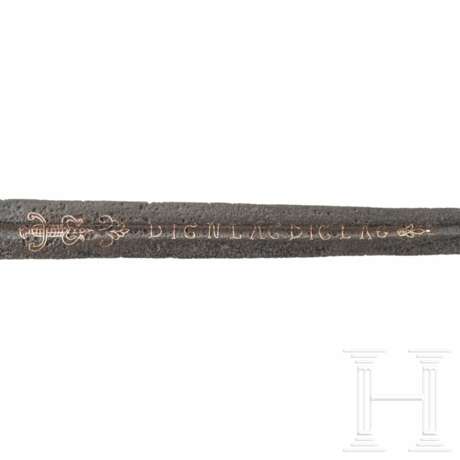 Gotisches ritterliches Schwert mit goldeingelegter Inschrift, deutsch, um 1250 - photo 8