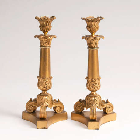 Paar Napoléon III - Kerzenleuchter - Foto 1