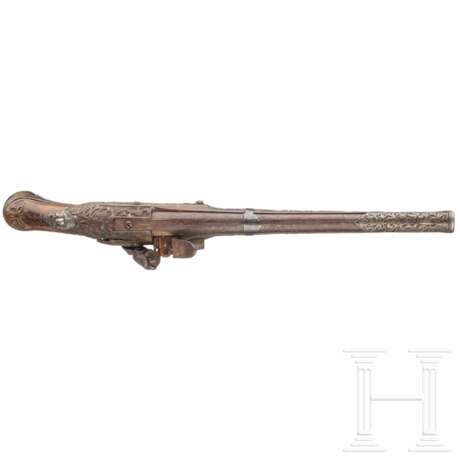 Silbermontierte Steinschlosspistole, balkantürkisch, um 1800 - фото 3