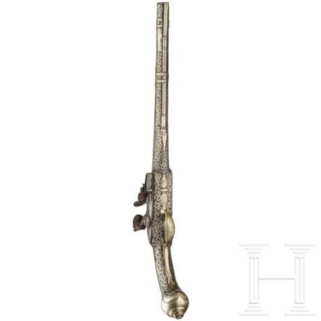 Silbermontierte Steinschlosspistole, osmanisch, 18. Jahrhundert - Foto 4