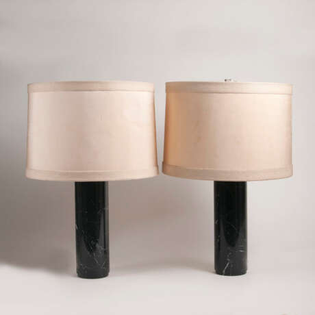 Paar Mid-Century Marmor-Tischlampen - Foto 1