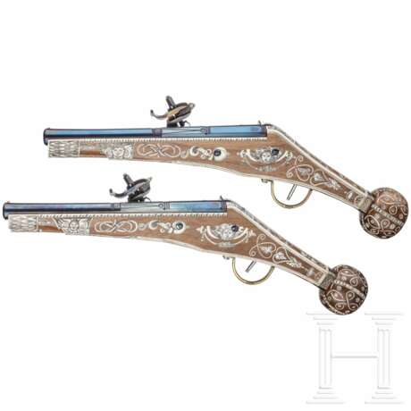 Ein Paar Radschlosspistolen, Repliken im Stil des 16. Jhdts. - Foto 3
