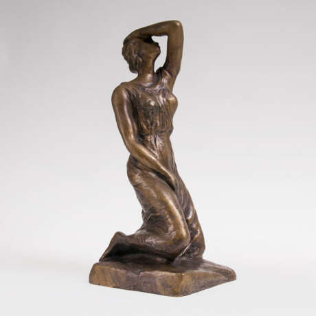 Bronze-Skulptur 'Kniende'Monogrammist 'FK' - photo 1