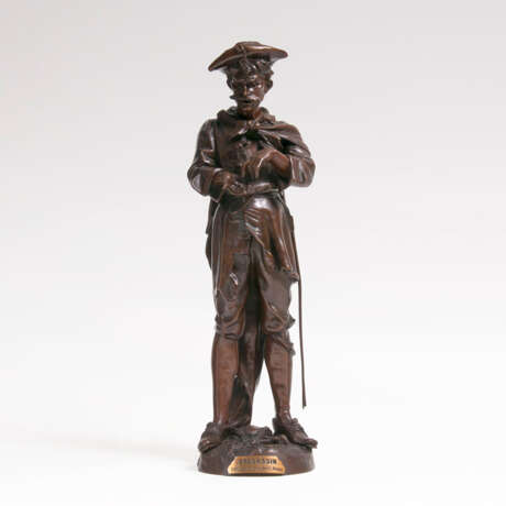 Bronze-Skulptur 'Spadassin'. Ernest Justin Ferrand - фото 1