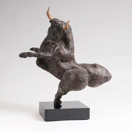 Bronze-Skulptur 'Tanzender Stier'. Wim Steins - Foto 2