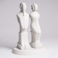 Skulptur 'Doppelfigur'. Edgar Augustin