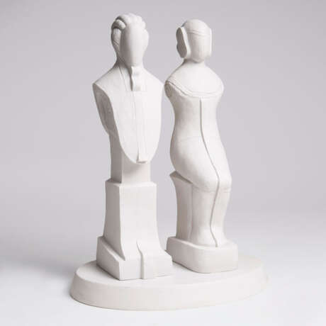 Skulptur 'Doppelfigur'. Edgar Augustin - Foto 1