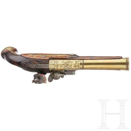 Tromblonpistole mit Messinglauf, Frankreich, um 1780 - photo 3