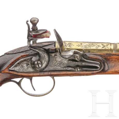 Tromblonpistole mit Messinglauf, Frankreich, um 1780 - фото 4