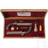Ein Paar Perkussionspistolen im Kasten, B. Cogswell, London, um 1850 - photo 7