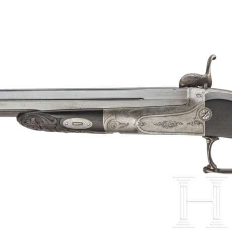 Ein Paar Stiftfeuerpistolen im Kasten, Jansen in Brüssel, um 1865 - фото 8