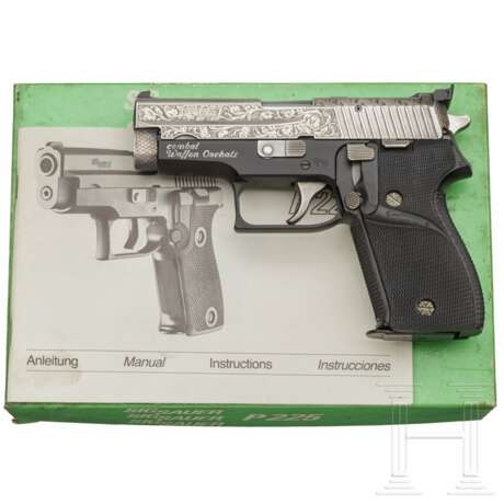 Sig Sauer P 225, graviert, two-tone, im Karton - Foto 1