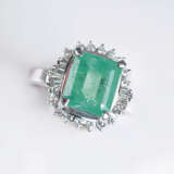 Feiner Smaragd-Brillant-Ring - Foto 1