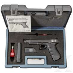 Glock Modell 17, Oschatz-Tuning, im Pistolenkoffer