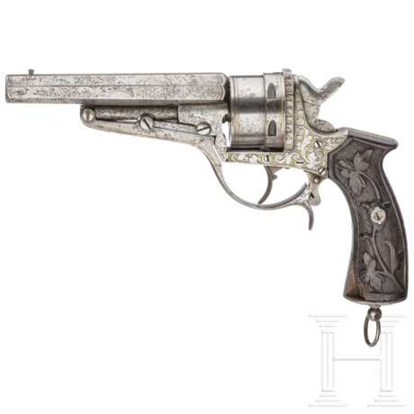 Revolver Teodoro Ybarzabal, Sys. Galand, Eibar, um 1870 - Foto 1