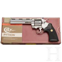 Colt Python, Stainless, im Karton