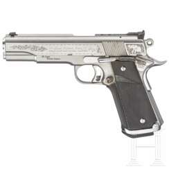 Colt Gold Cup National Match, 1st Edition 9 mm, Modell Africa 90, Stainless, Oschatz-Tuning