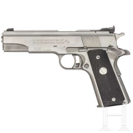 Colt Mk IV Series '80, Gold Cup National Match, Stainless - фото 1