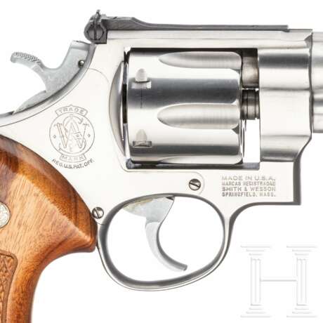 Smith & Wesson Modell 624, "The Model of 1985 .44 Target Stainless", mit Holster - Foto 5
