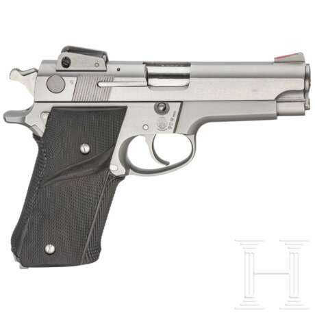 Smith & Wesson Modell 659, "9 mm 14-shot Autoloading Stainless Steel", im Koffer - фото 2