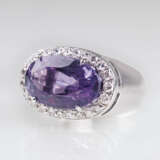 Großer Amethyst-Brillant-Bandring - фото 1