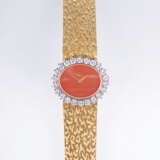 Vintage Damen-Armbanduhr mit Brillant-Besatz, gegründet1874 - photo 1