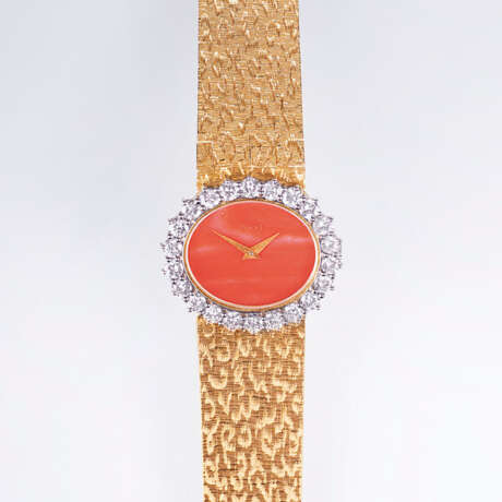 Vintage Damen-Armbanduhr mit Brillant-Besatz, gegründet1874 - Foto 1