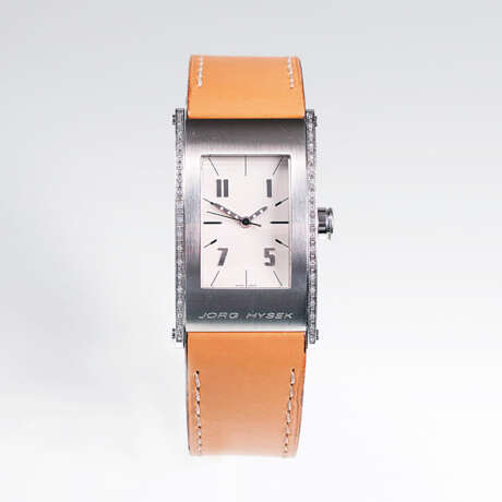 Herren-Armbanduhr 'Monotime' mit Brillanten. Jorg , gegründet1999 vom Uhrengestalter Jörg Hysek - Foto 1