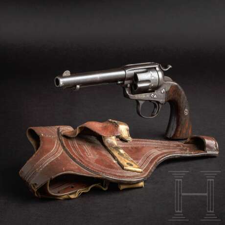 Colt Frontier Six Shooter Modell Bisley, 1909; mit Al Furstnow Schulterholster - photo 1