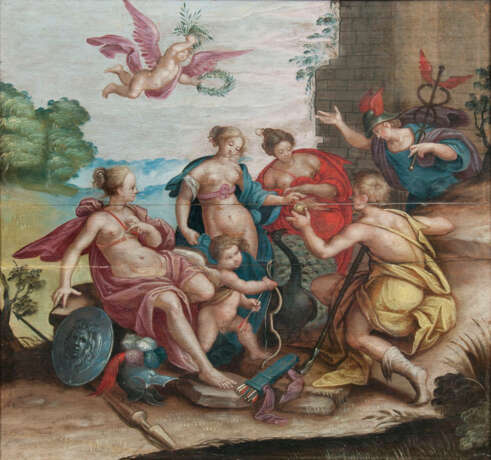 Das Urteil des Paris. Flämischer Meister, tätig Anfang 17. Jahrhundert - фото 1
