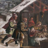 Geburt Christi mit den Hirten. Leandro Bassano, Schule des - photo 1
