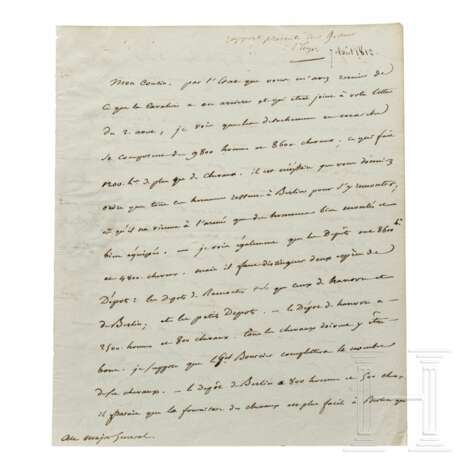 Napoleon I. – eigenhändig signierter Brief, Vitebsk, 7.8.1812 - фото 1