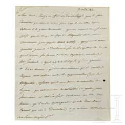 Napoleon I. – eigenhändig signierter Brief, Vitebsk, 12.8.1812