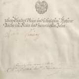 Kaiserin Maria Theresia – Adelsdiplom für Hauptmann Franz Auracher von Aurach, datiert 1769 - Foto 8