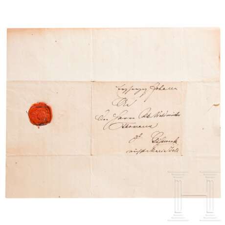 Erzherzog Johann von Österreich (1782-1859) – eigenhändiges Schreiben mit Anweisungen an seine Jäger vom 24. April 1859 - photo 2