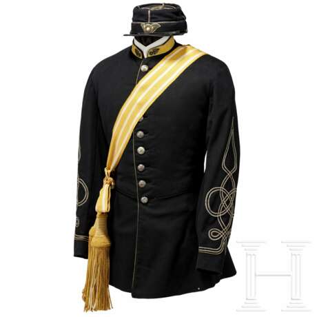 Uniform für einen Offizier der Chasseurs Etrangers der päpstlichen Truppen im Regimentsstab, um 1865 - Foto 1