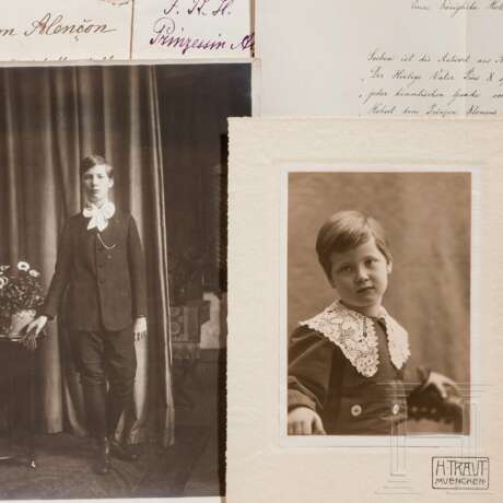 Prinz Alfons von Bayern (1862-1933) – vier eigenhändige Briefe 1892-1915 sowie drei Fotos des Prinzen Joseph Clemens - photo 3