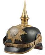 Grand-duché de Mecklembourg-Strelitz (1701-1933). Helm für Offiziere im Großherzoglich Mecklenburgischen Grenadier-Regiment Nr. 89, II. Bataillon, um 1900